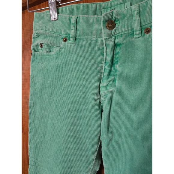 VINEYARD VINES- Girls Corduroy Pants Teal Green Straight Leg Casual - Size 7 - Picture 2 of 8